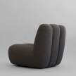 Toe Chair, deep taupe