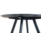 CPH 25 Table Ø120, deep blue/smokey blue linoleum