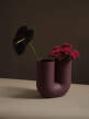 Kink Vase H26, deep red