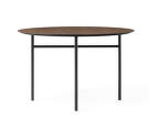 Snaregade Dining Table Round Ø120, dark stained oak