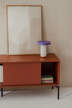 Met TV Stand, terracotta blush