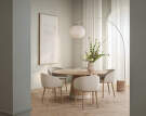 Piro Dining Table, white pigmented oiled oak