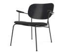 Co Lounge Chair, black oak/Re-wool 0198