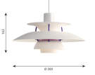 PH 5 Mini Pendant Lamp, white classic