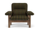 Brasilia Lounge Chair, Cabanon Soft/walnut