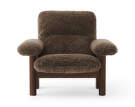 Brasilia Lounge Chair, Sheepskin root/walnut