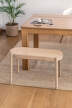 Pal Bench, light oak mesh