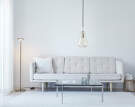 Blossi Floor Lamp, nordic gold