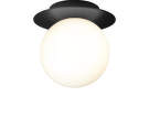 Liila 1 Wall/Ceiling Light Medium, black/opal