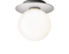 Liila 1 Wall/Ceiling Light Medium, light silver/opal