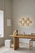 Liila 7 Wall/Ceiling Light, nordic gold/optic clear