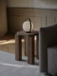 Lantern Portable Table Lamp, frosted white opal glass