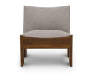 Tenon Lounge Chair Fumed Oak, Romo Ruskin Nori