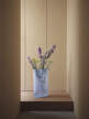 Ridge Vase H35, light blue frosted glass