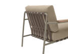 Settle Lounge Chair, Ribbed Weave 5/taupe