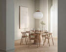 Piro Dining Table, white pigmented oiled oak