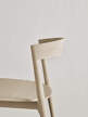 Kite Dining Chair, white pigmented oak