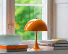 Panthella 250 Table Lamp, orange