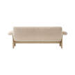 Brasilia Sofa, Sheepskin nature/natural oak