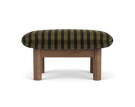 Brasilia Ottoman, Cabanon Soft/walnut