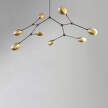 Drop Chandelier, brass