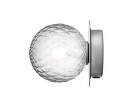 Liila 1 Wall/Ceiling Light Small, light silver/optic clear