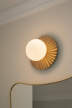 Liila Muuse Wall/Ceiling Light Small, nordic gold/opal