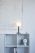 Miira Table Lamp, rock grey/opal