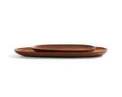 Thin Oval Boards Set, mahogany