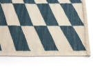 Shift Kelim Rug, blue