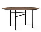 Snaregade Dining Table Round Ø138, dark stained oak