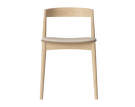 Kite Dining Chair, white pigmented oak/Monza beige