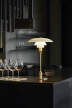 PH 3/2 Table Lamp, brass metallised