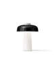 Reverse Table Lamp, carrara/black