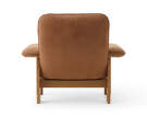 Brasilia Lounge Chair, Dunes camel/natural oak