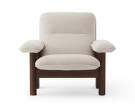 Brasilia Lounge Chair, Moss 0011/walnut