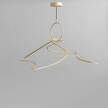 Kumo Chandelier Big, brass