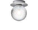 Liila 1 Wall/Ceiling Light Small, light silver/optic clear