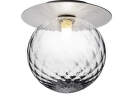 Liila 1 Wall/Ceiling Light Large, light silver/optic clear