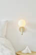 Miira Wall Lamp, brass/opal