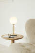 Miira Table Lamp, brass/opal