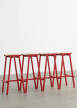 Taburete 8 Bar Stool High, signal red