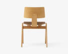 Daystak Side Chair RD1, beech/walnut