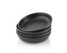 Nordic Kitchen Deep Plate 20 cm, set of 4, black