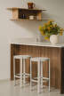 Doon Bar Stool 65 cm, pebble grey