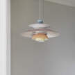 PH 5 Pendant Lamp, pastels blue rose peach