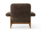 Brasilia Lounge Chair, Sheepskin root/natural oak