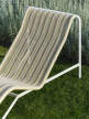 Palissade Cord Chaise Longue, cream white