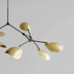 Stingray Chandelier, brass