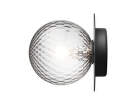 Liila 1 Wall/Ceiling Light Medium, black/optic clear